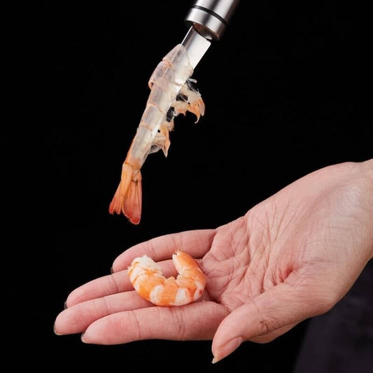 Multifunctional shrimping knife