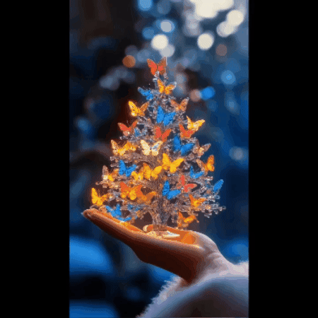Butterfly Tree Of Tranquility And Peace