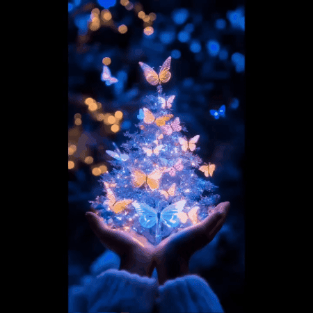 Butterfly Tree Of Tranquility And Peace