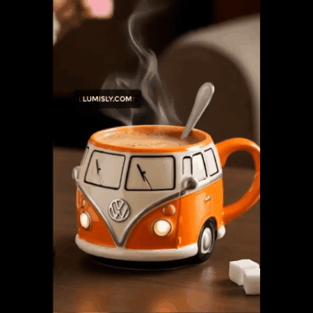 Cafe On Wheels - Volkswagen Mug