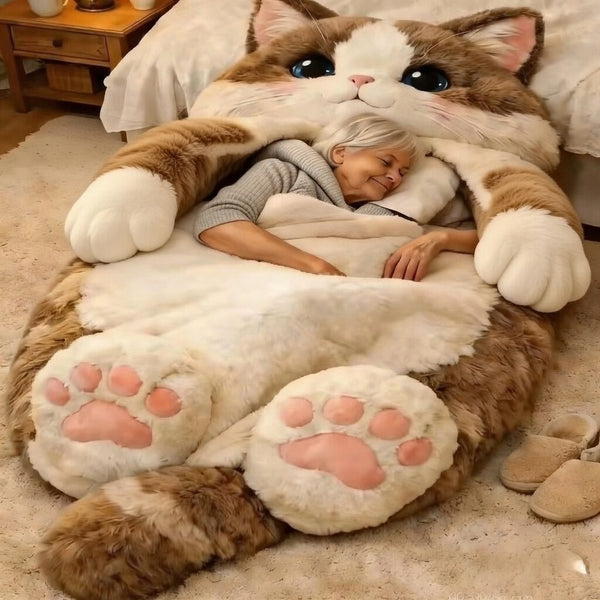 🔥Hot Sale 49% off🌟🐱 Fluffy cat sleeping bag– Soft, Warm & Purrfectly Cozy😴💤