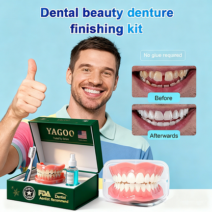 "🎁Ends Today: 70% OFF! ⏰Yagoo™ Medical Full Denture with Strong Suctiond🦷Obtain American Dental Association (ADA) Certification