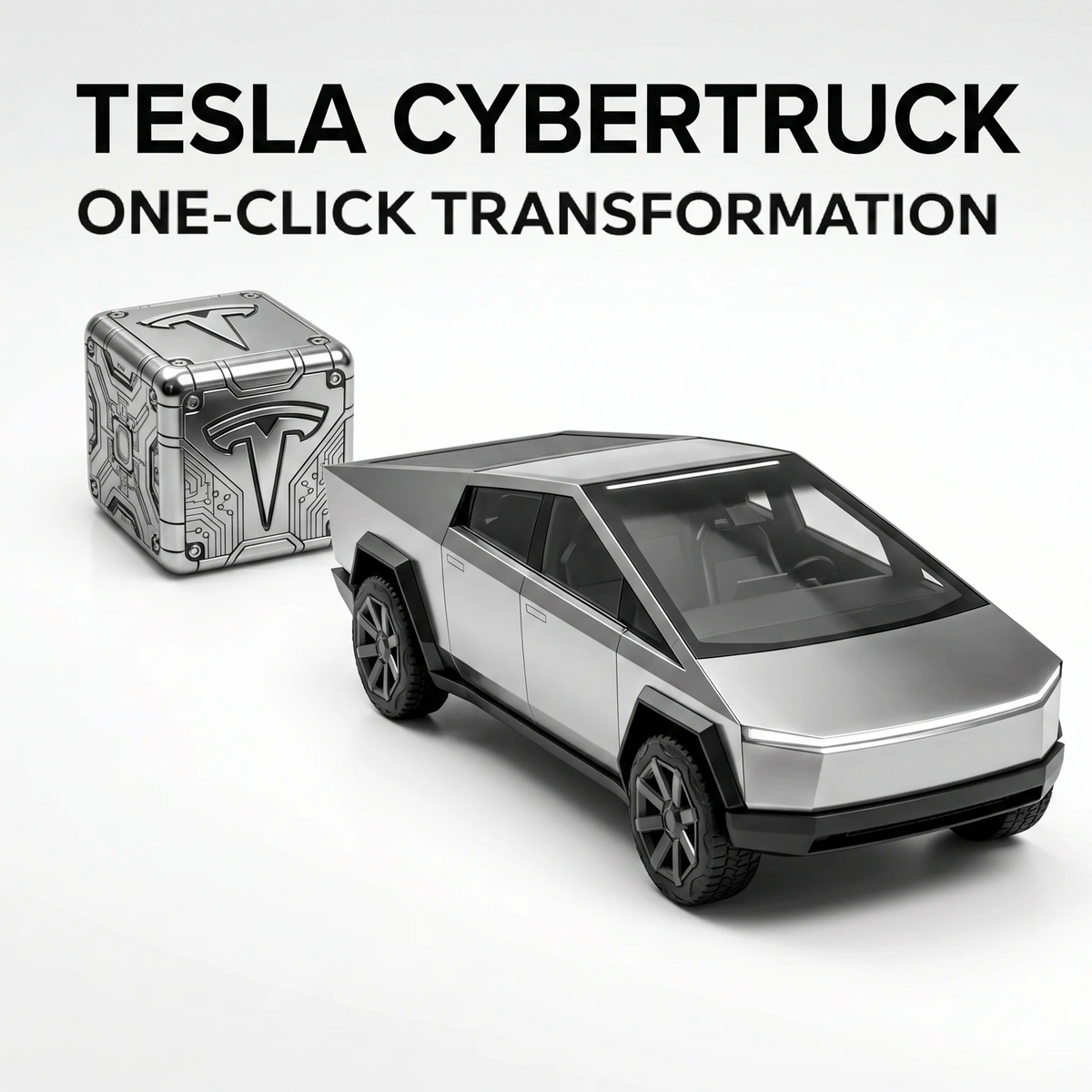 Mechanical Transformation Cube - Tesla CyberTruck