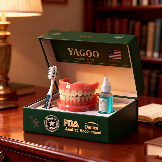 "🎁Ends Today: 70% OFF! ⏰Yagoo™ Medical Full Denture with Strong Suctiond🦷Obtain American Dental Association (ADA) Certification