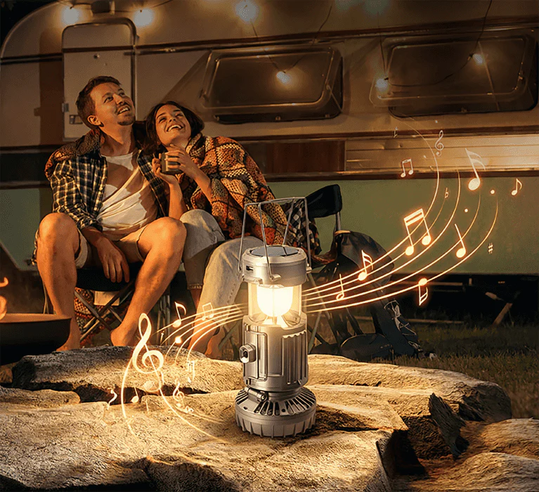 Portable LED Camping Lantern With Fan