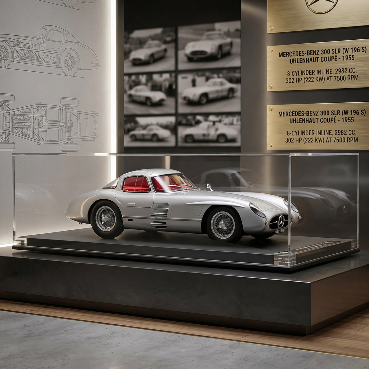 Mercedes Benz 300 SLR Uhlenhaut cupé 1955