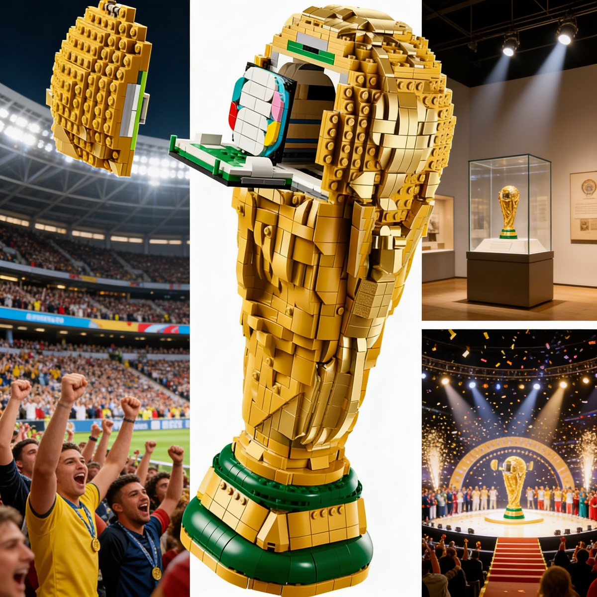 Trofeo FIFA World Cup DIY Edición Premium - 3600pcs