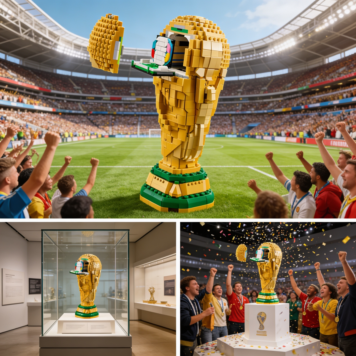 Trofeo FIFA World Cup DIY Edición Premium - 3600pcs