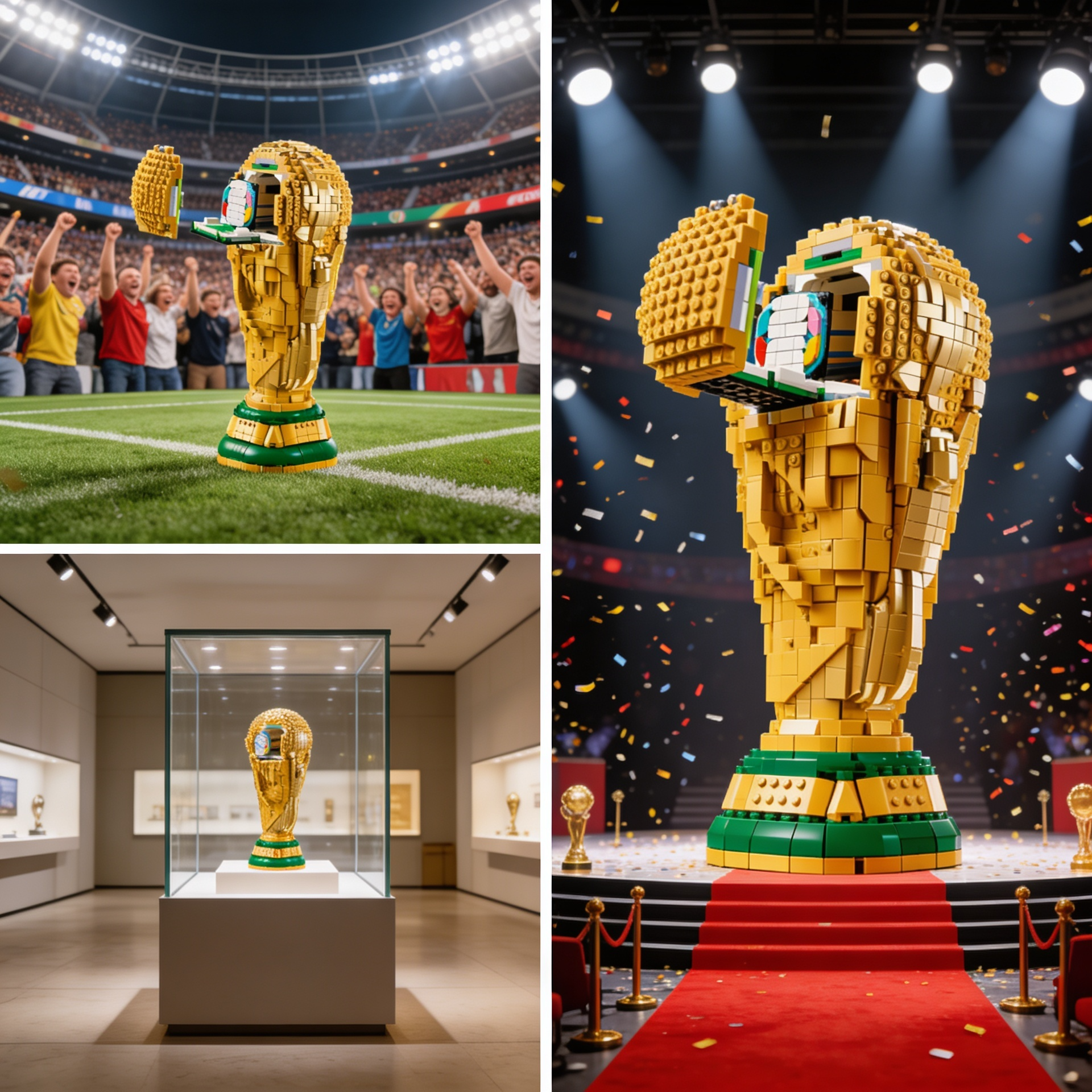 Trofeo FIFA World Cup DIY Edición Premium - 3600pcs