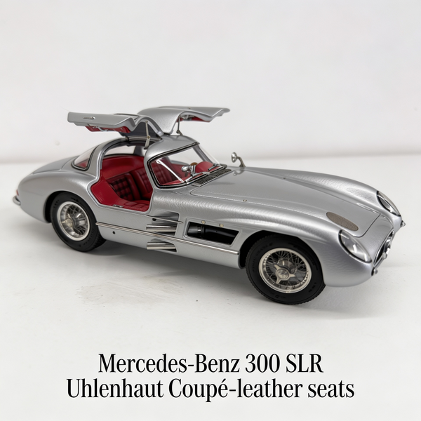 Upgrade your Mercedes-Benz 300 SLR Uhlenhaut Coupé and include leather seats