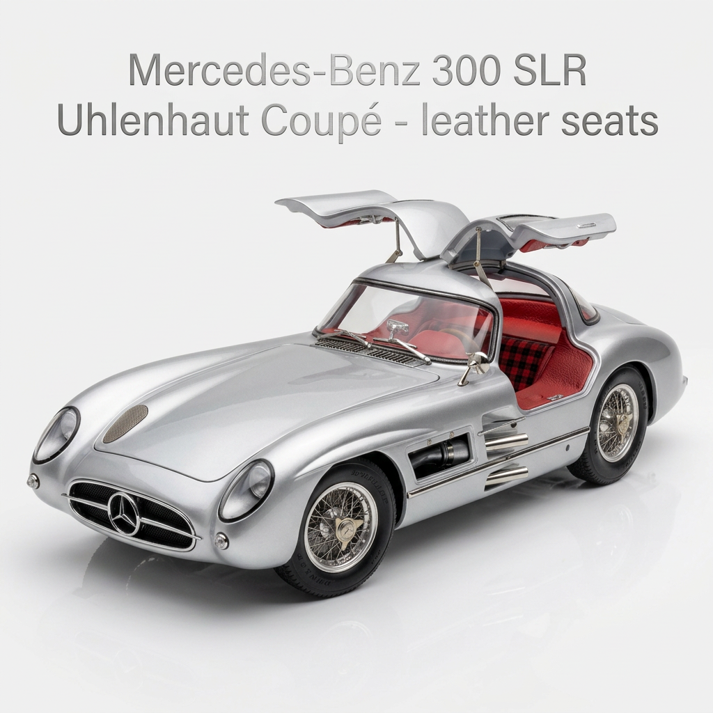 Upgrade your Mercedes-Benz 300 SLR Uhlenhaut Coupé and include leather seats