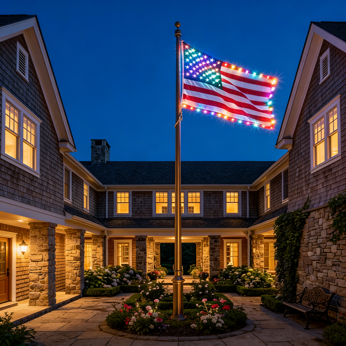 Last Day 49% OFF🔥 🦅 Illuminated 250th Anniversary USA Commemorative Flag - Premium LED Edition (3x5 Ft) -Bestseller