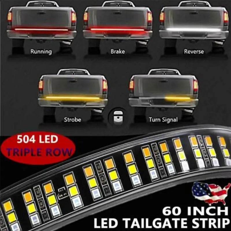 LED tailgate lights, turn signals and driving and reversing lights