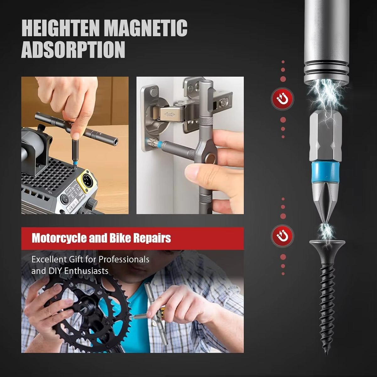 24-in-1 Multi-Purpose Magnetic Ratchet Screwdriver & Wrench Set